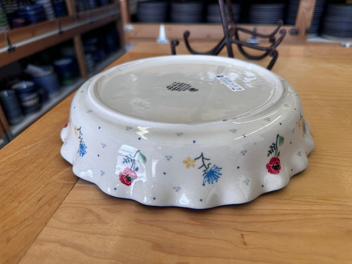 CLEARANCE Ruffled Pie Plate