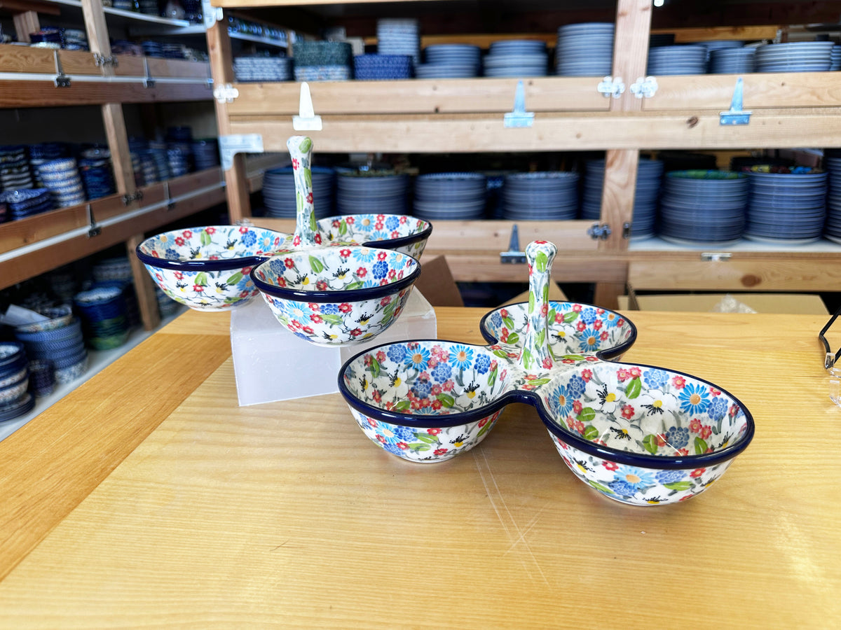 CLEARANCE Triple Handled Bowl
