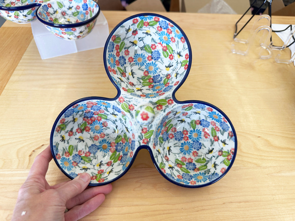 CLEARANCE Triple Handled Bowl