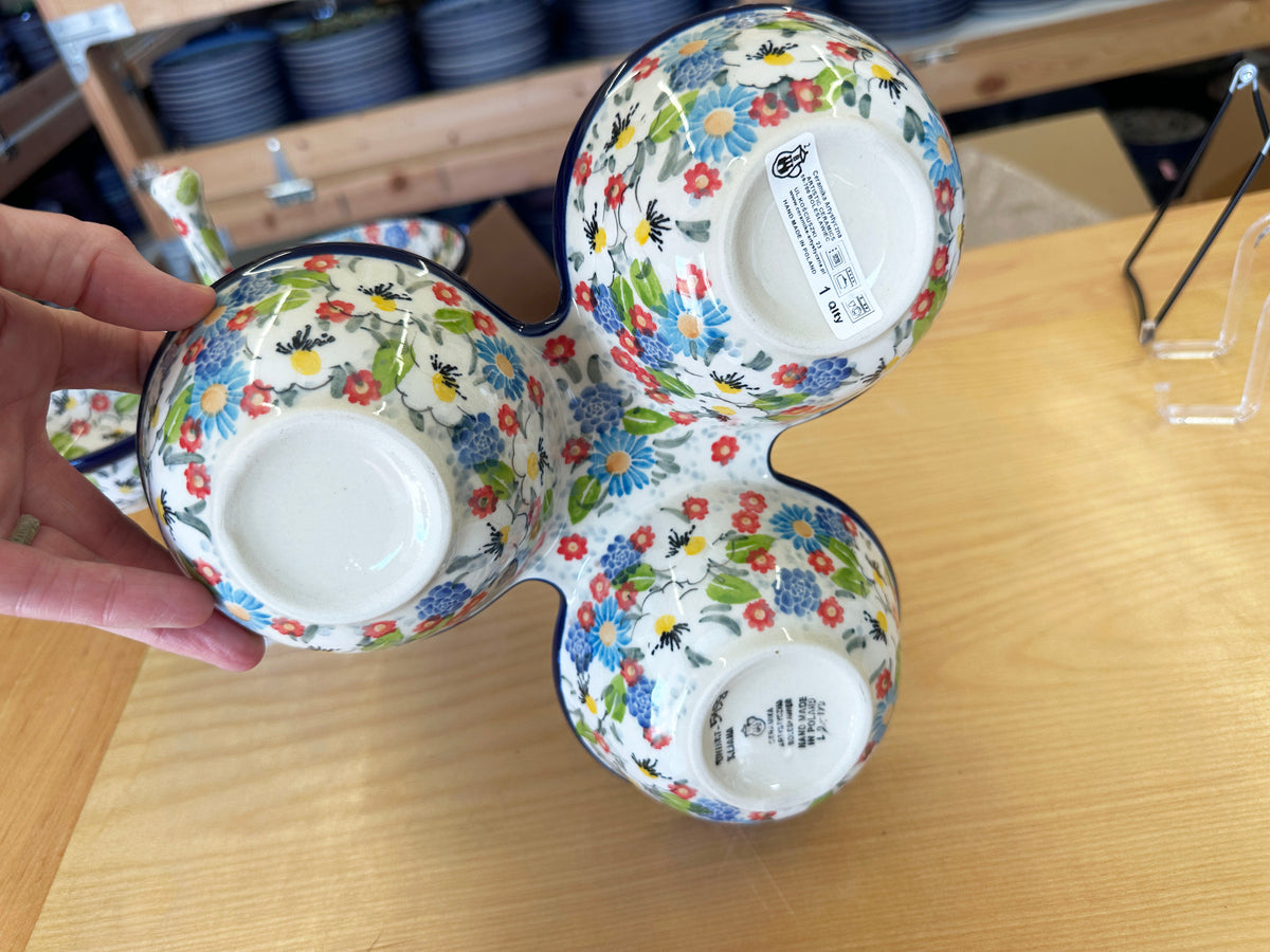 CLEARANCE Triple Handled Bowl