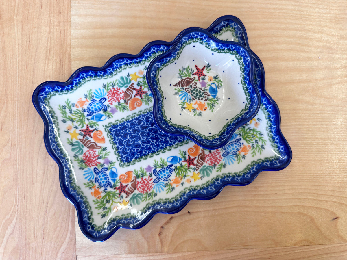 CLEARANCE Unikat Platter & Bowl Set