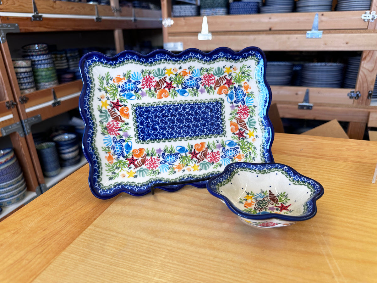 CLEARANCE Unikat Platter & Bowl Set