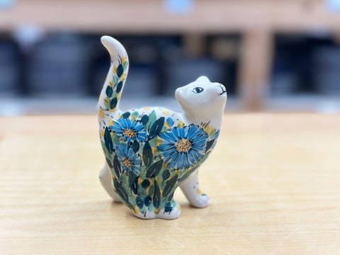 CLEARANCE Unikat Cat Ring Holder Figure