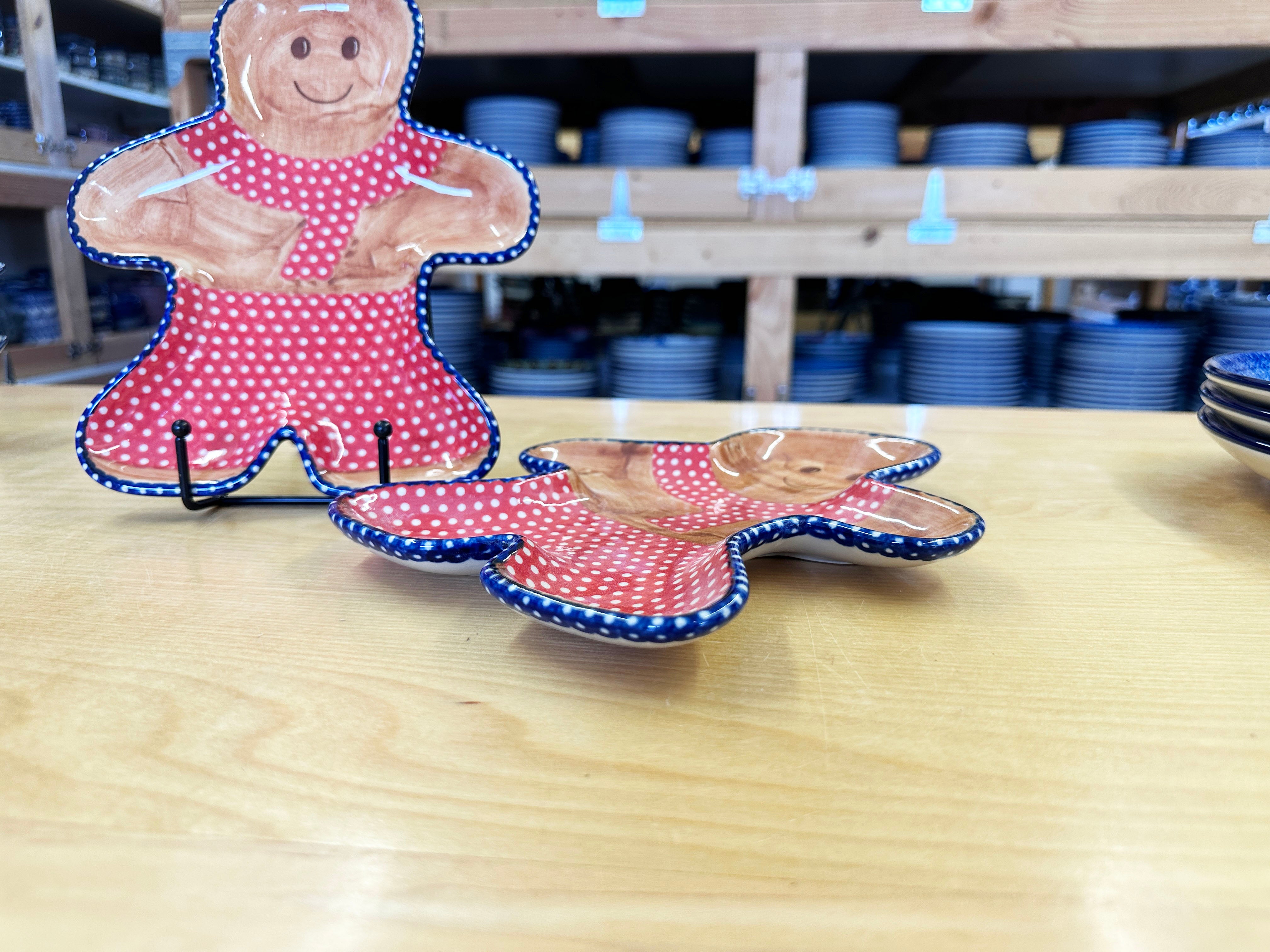 CLEARANCE 9.5" Unikat Gingerbread Plate