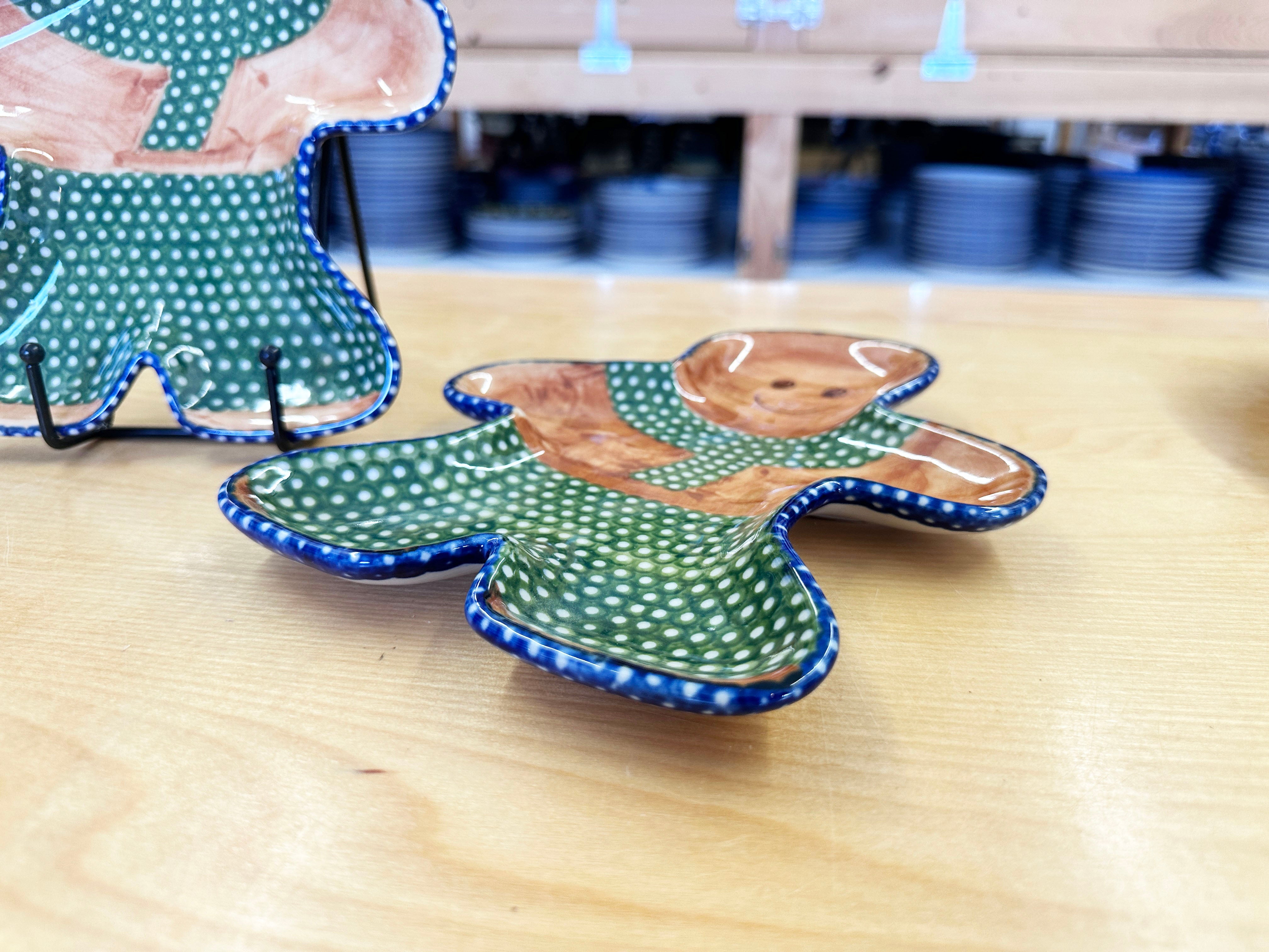 CLEARANCE 9.5" Unikat Gingerbread Plate