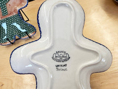 CLEARANCE 9.5" Unikat Gingerbread Plate