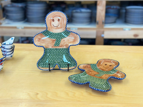CLEARANCE 9.5" Unikat Gingerbread Plate