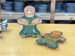 CLEARANCE 9.5" Unikat Gingerbread Plate