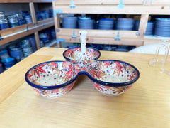 CLEARANCE Unikat Triple Bowl Server