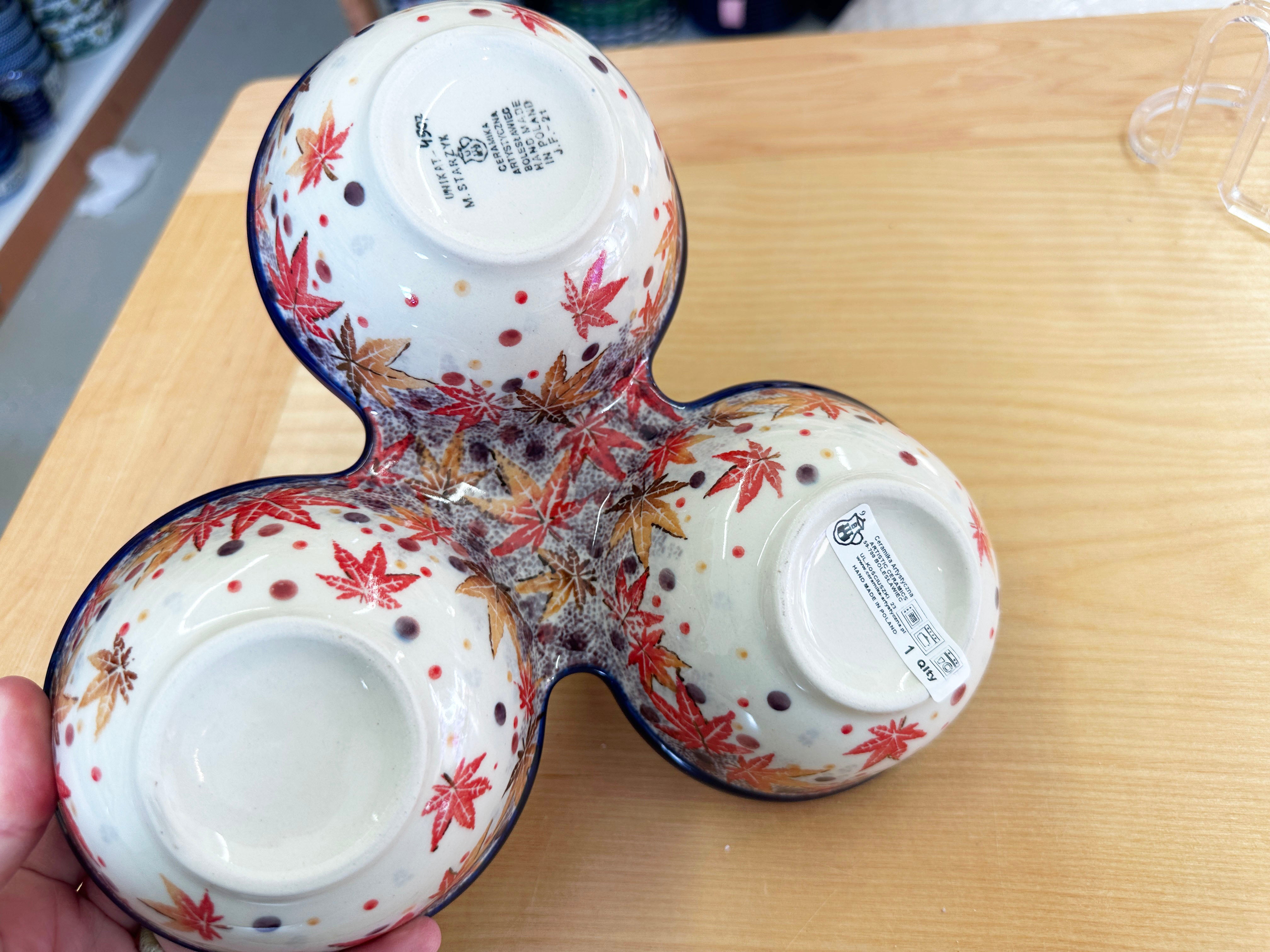 CLEARANCE Unikat Triple Bowl Server