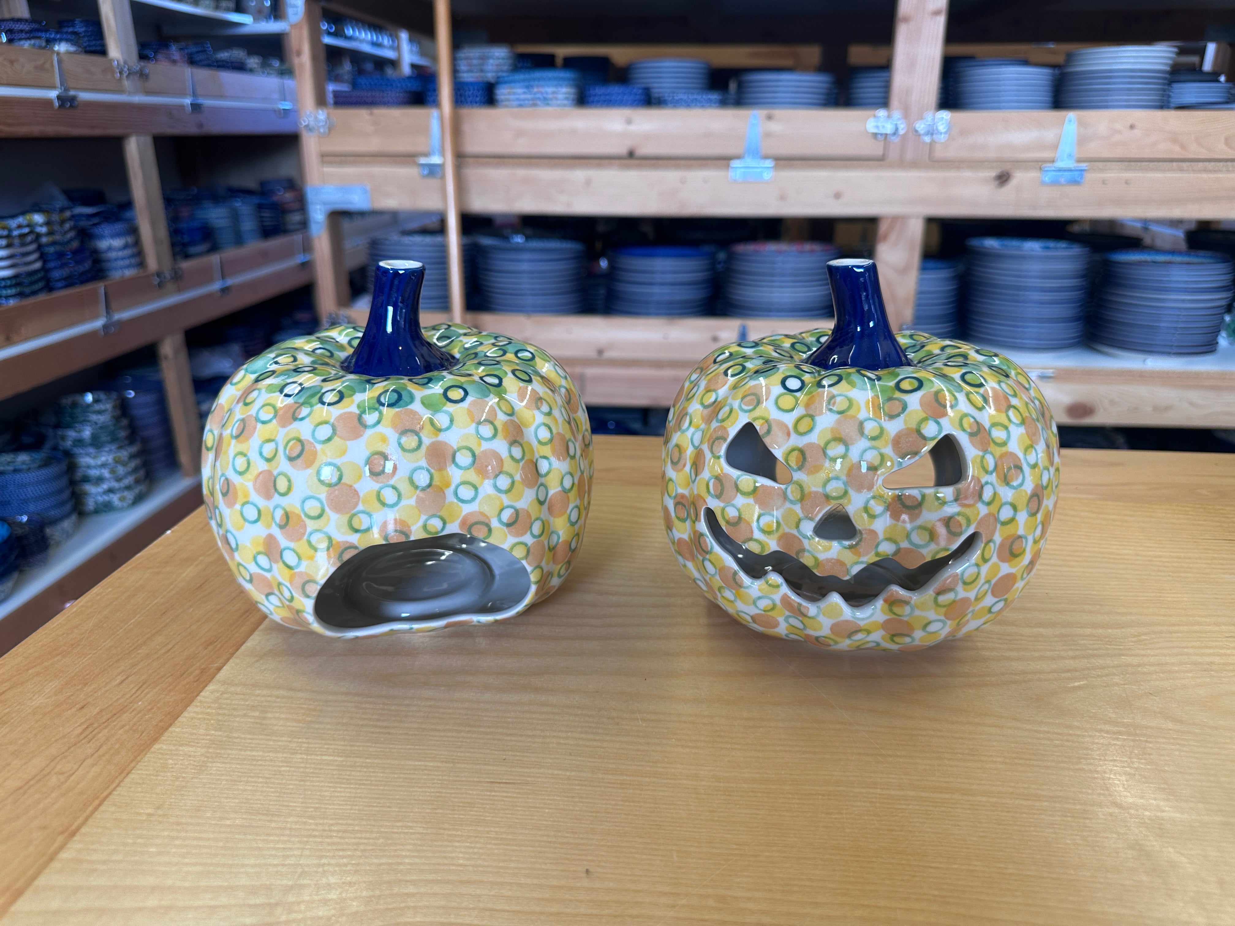 CLEARANCE Large Unikat Pumpkin Luminary