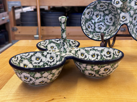 CLEARANCE Unikat Triple Divided Serving Dish