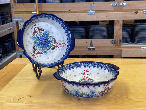 CLEARANCE Unikat Round Handled Deep Baker