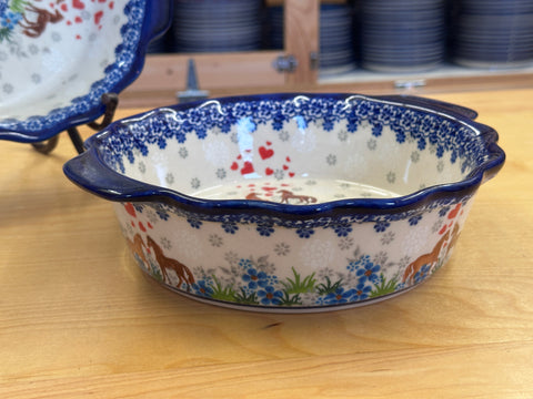 CLEARANCE Unikat Round Handled Deep Baker