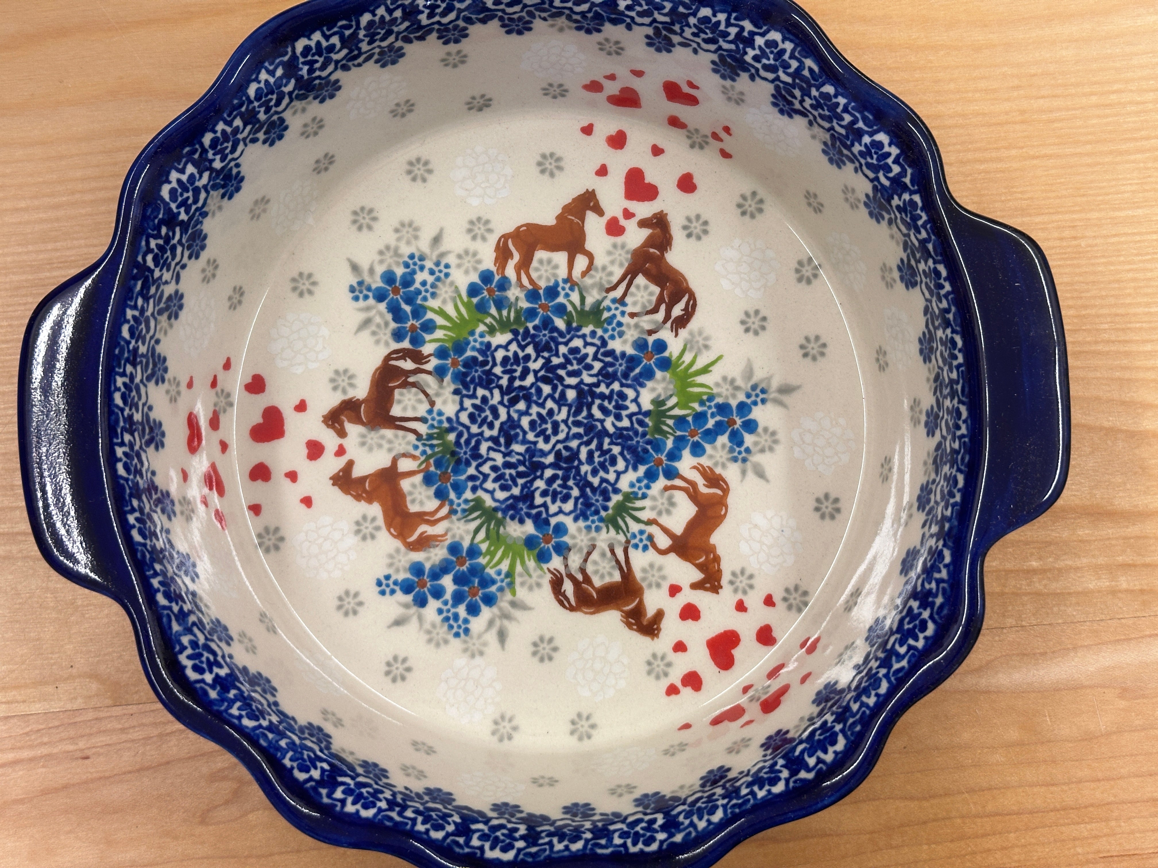 CLEARANCE Unikat Round Handled Deep Baker