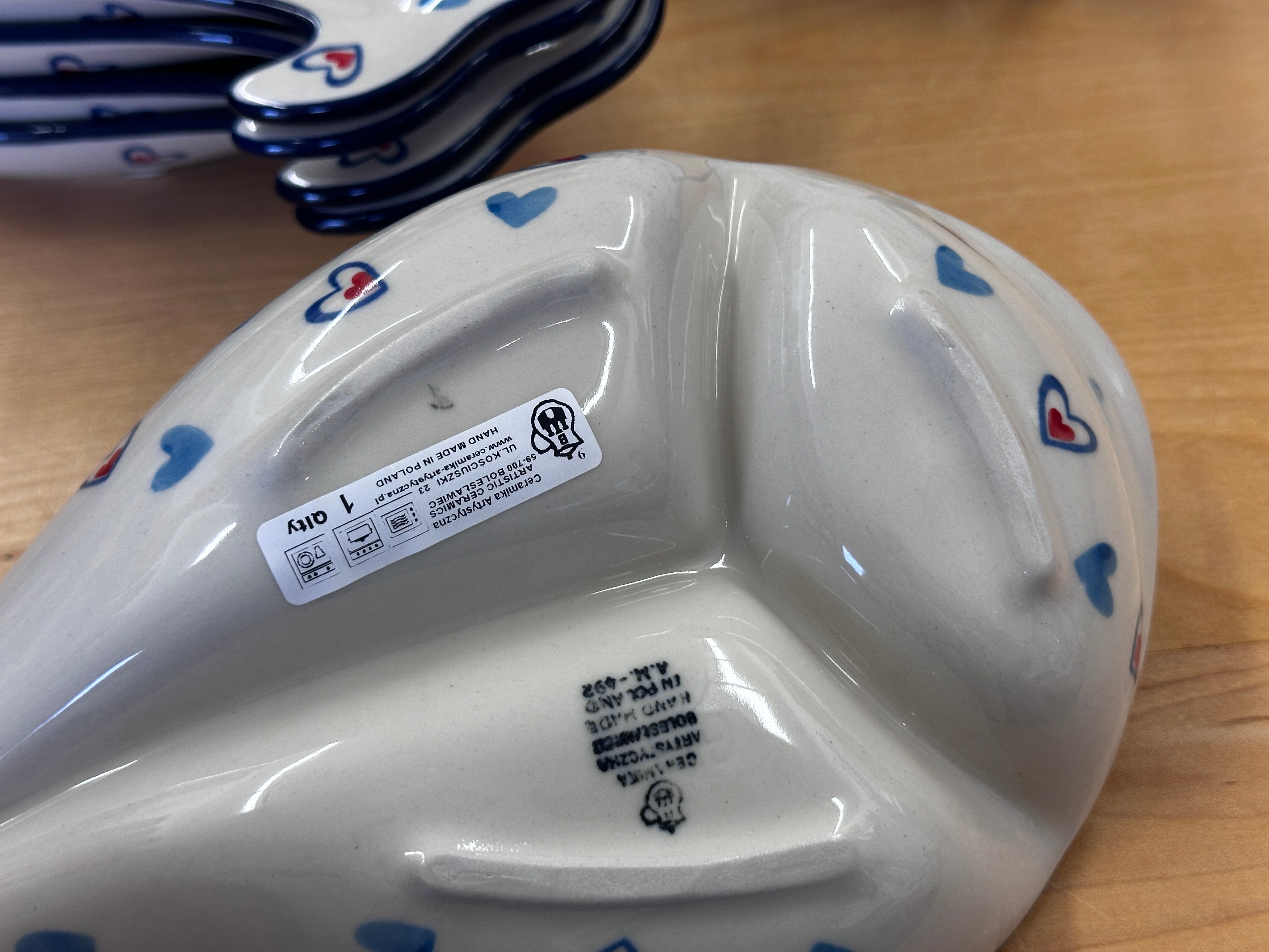 CLEARANCE Divided Fish Shaped Dish