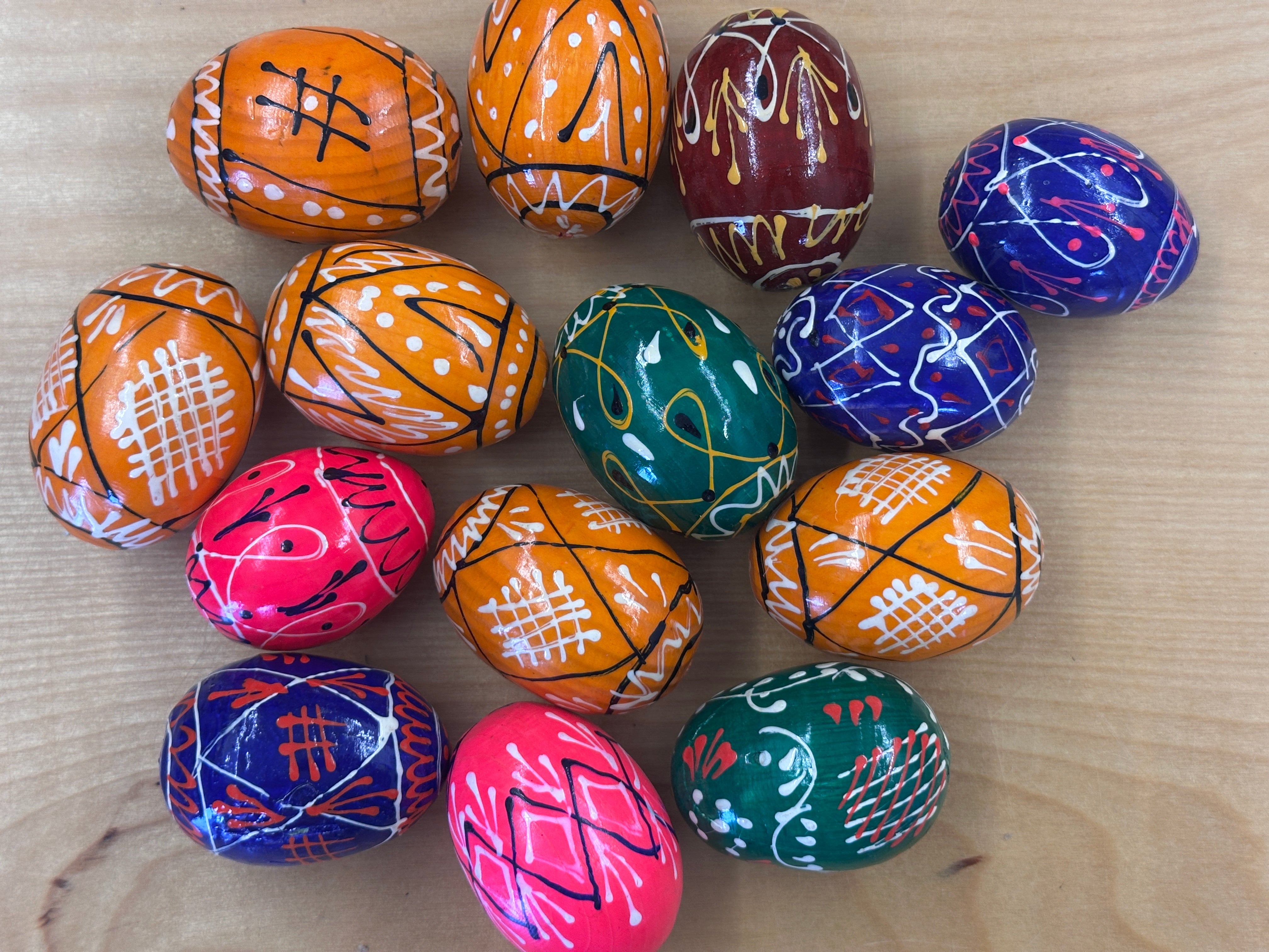 CLEARANCE Pisanki Wooden Egg