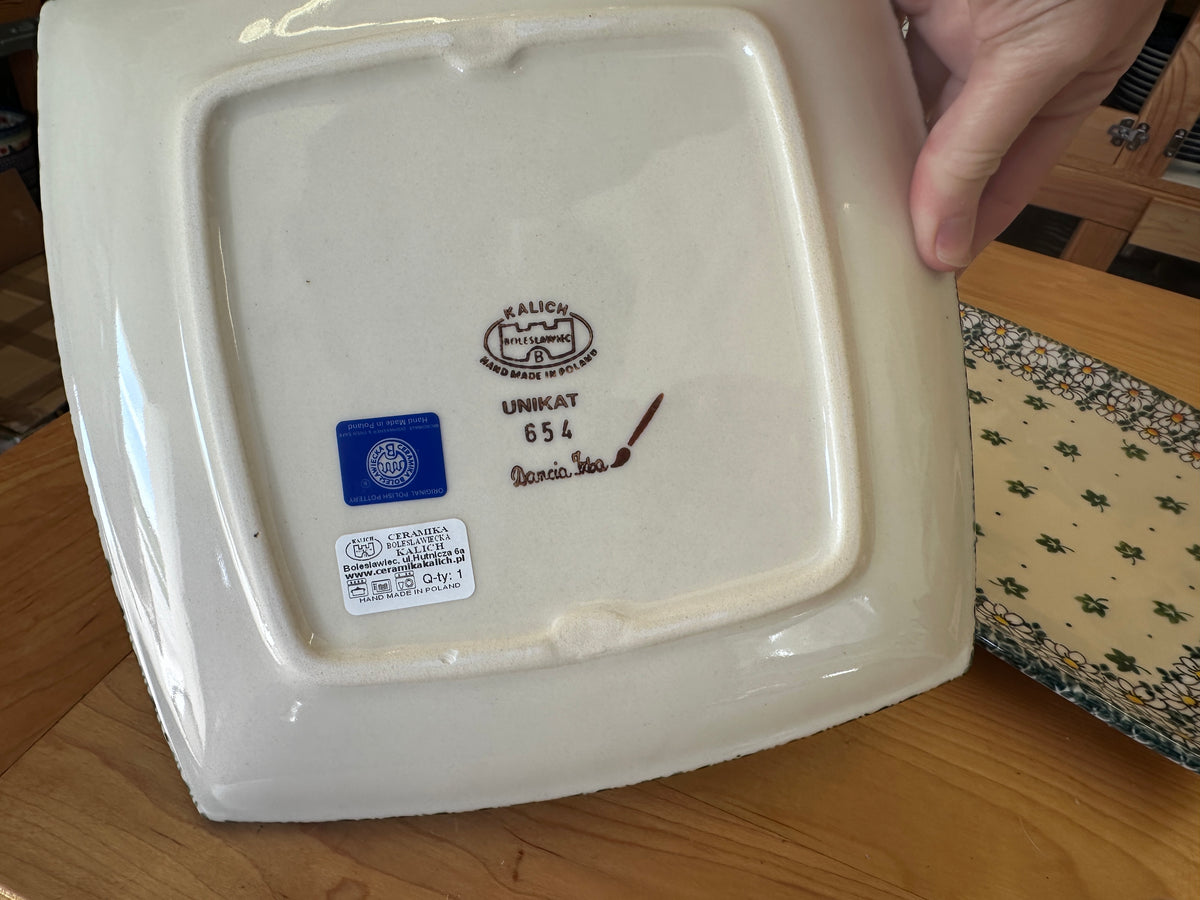 CLEARANCE Unikat 9.25" Square Dinner Plate