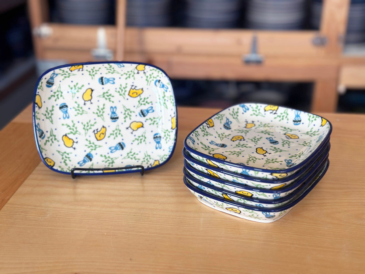 CLEARANCE Rectangle Snack Plate