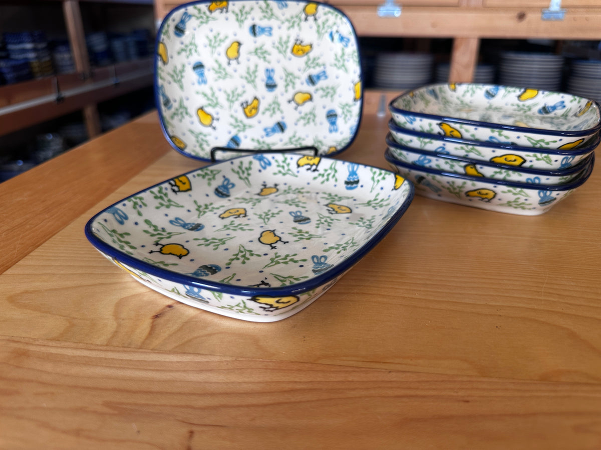 CLEARANCE Rectangle Snack Plate