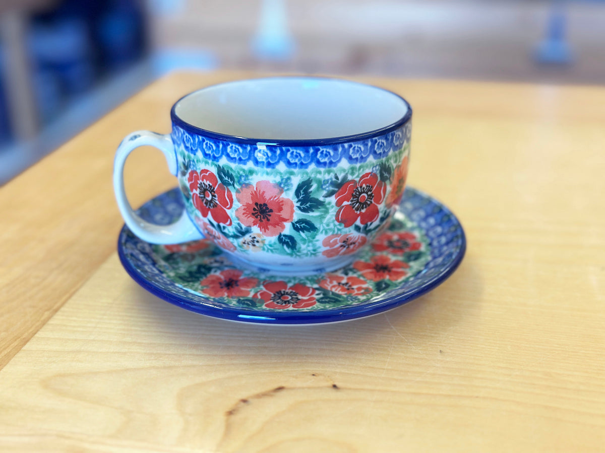 CLEARANCE Unikat 13 oz Cup & Saucer Set