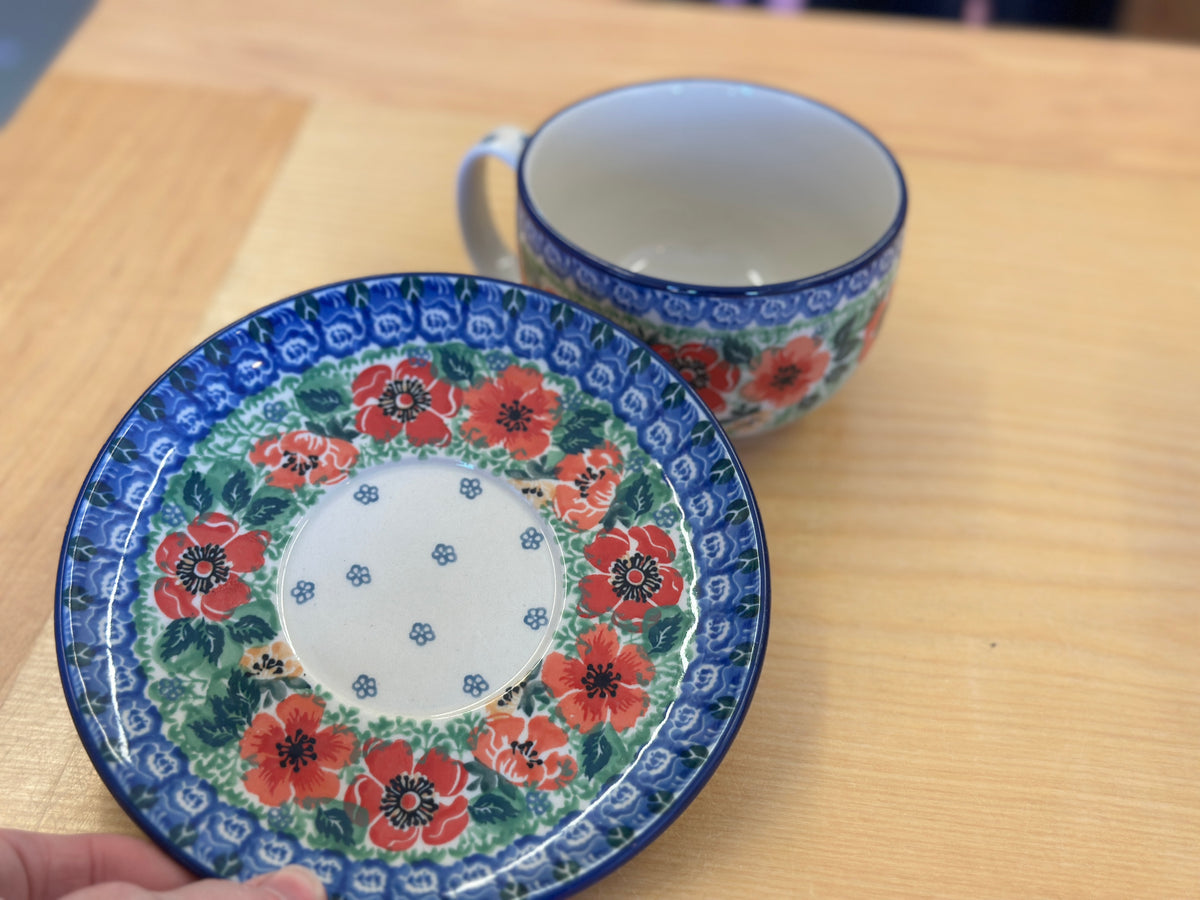 CLEARANCE Unikat 13 oz Cup & Saucer Set