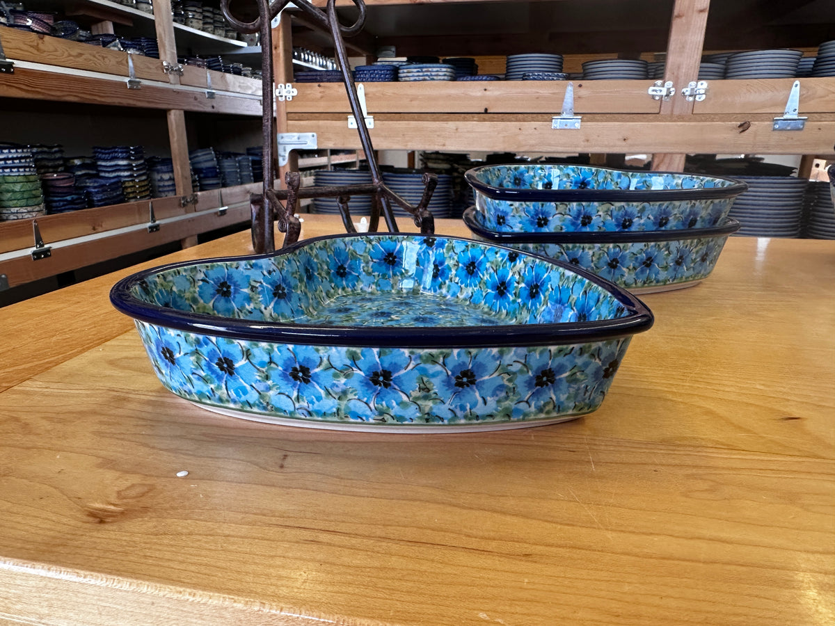 CLEARANCE Unikat Heart Baker Bowl