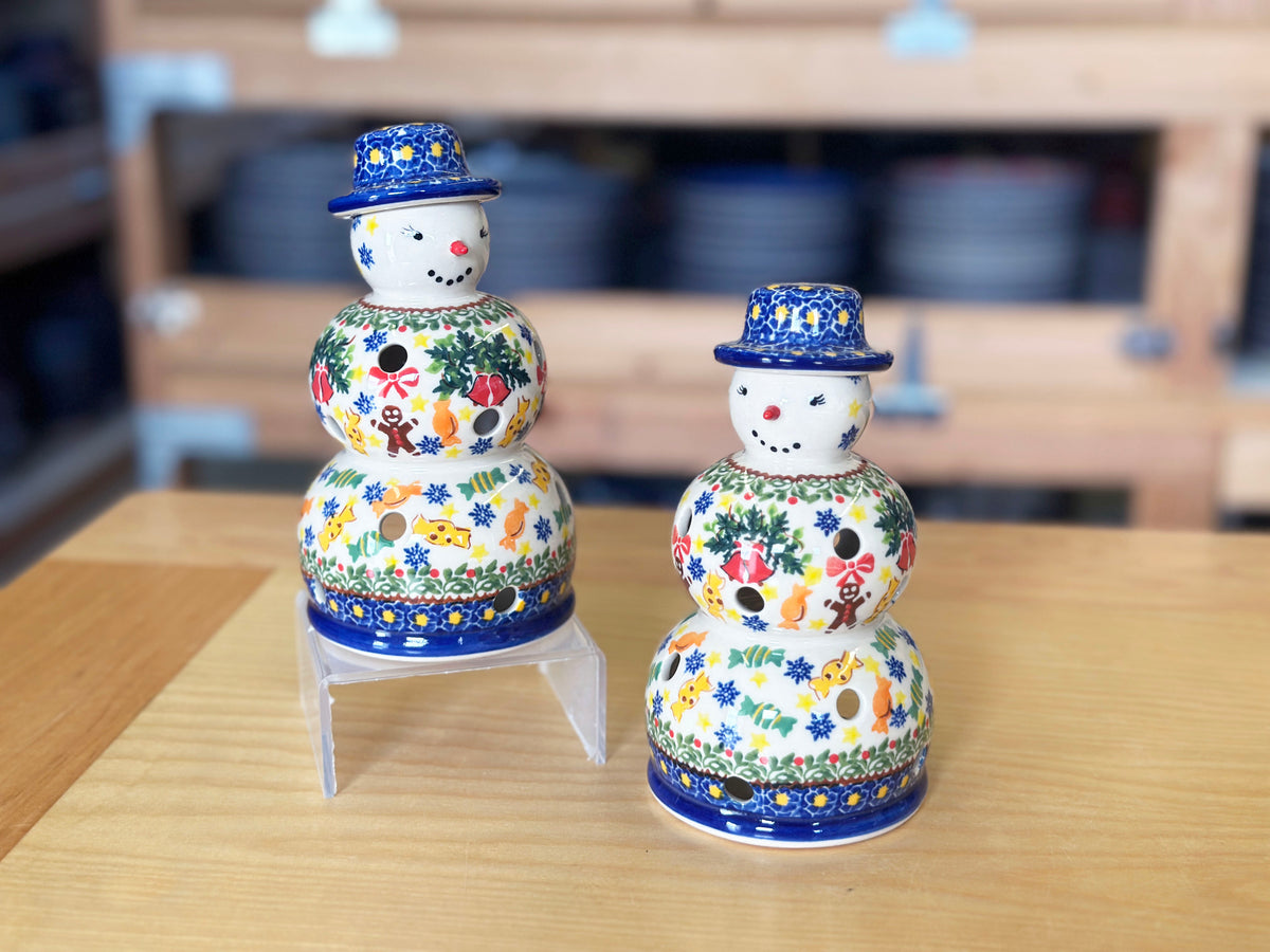 CLEARANCE Unikat Luminary Snowman