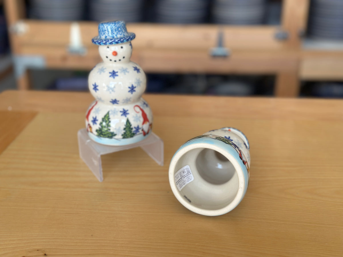 CLEARANCE Unikat Snowman Figure