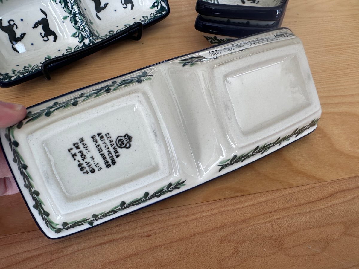 CLEARANCE Double Divided Dish
