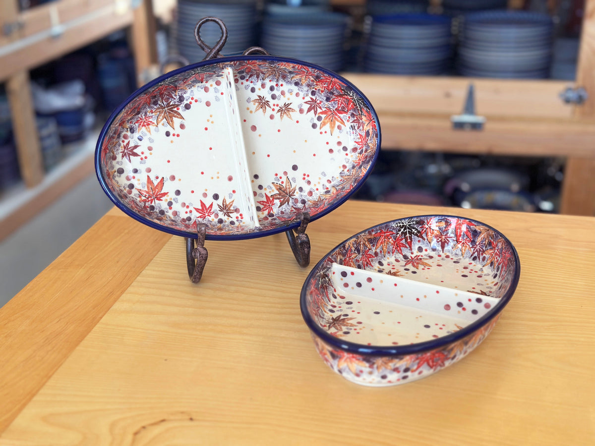 CLEARANCE Unikat 11” Divided Serving Dish