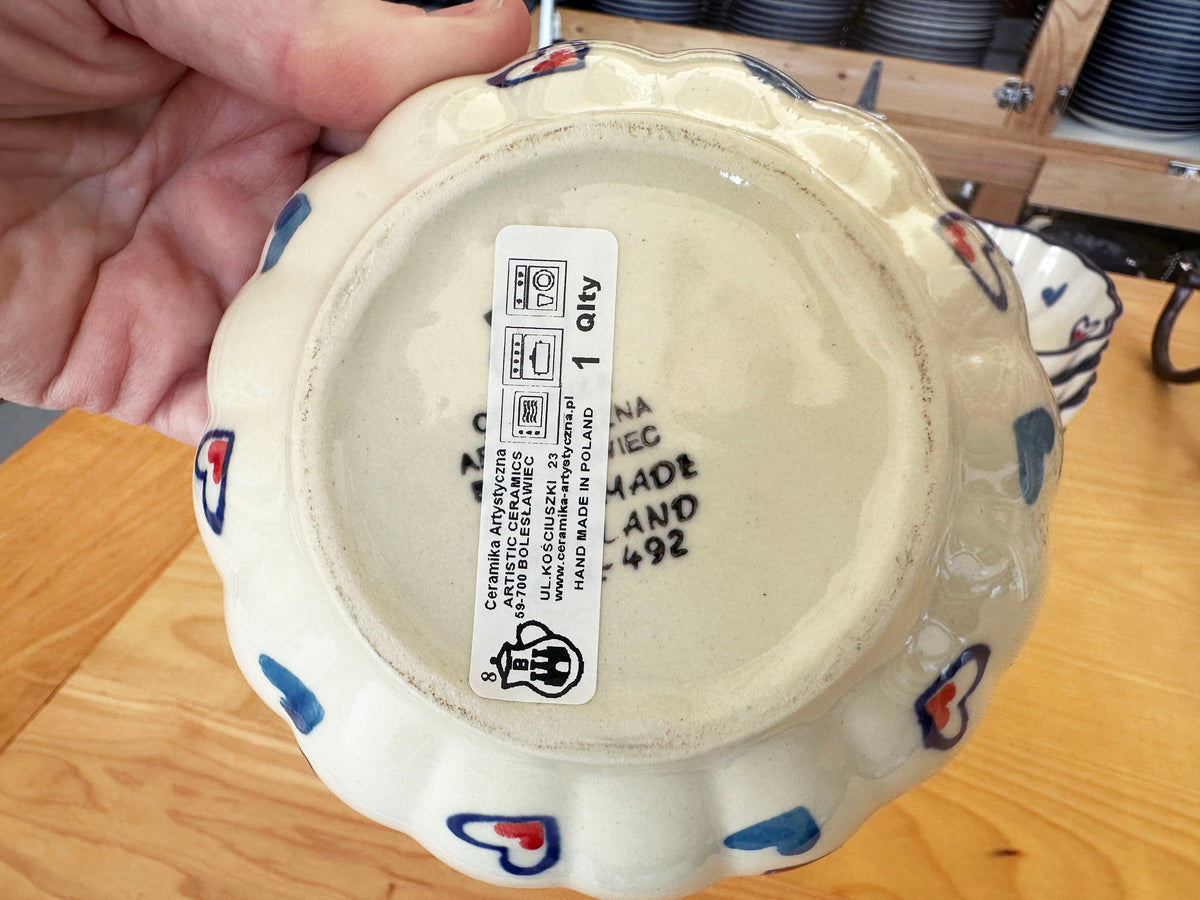CLEARANCE Scalloped Bowl