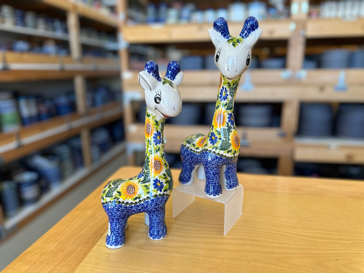 CLEARANCE Unikat Tall 11" Giraffe Figure