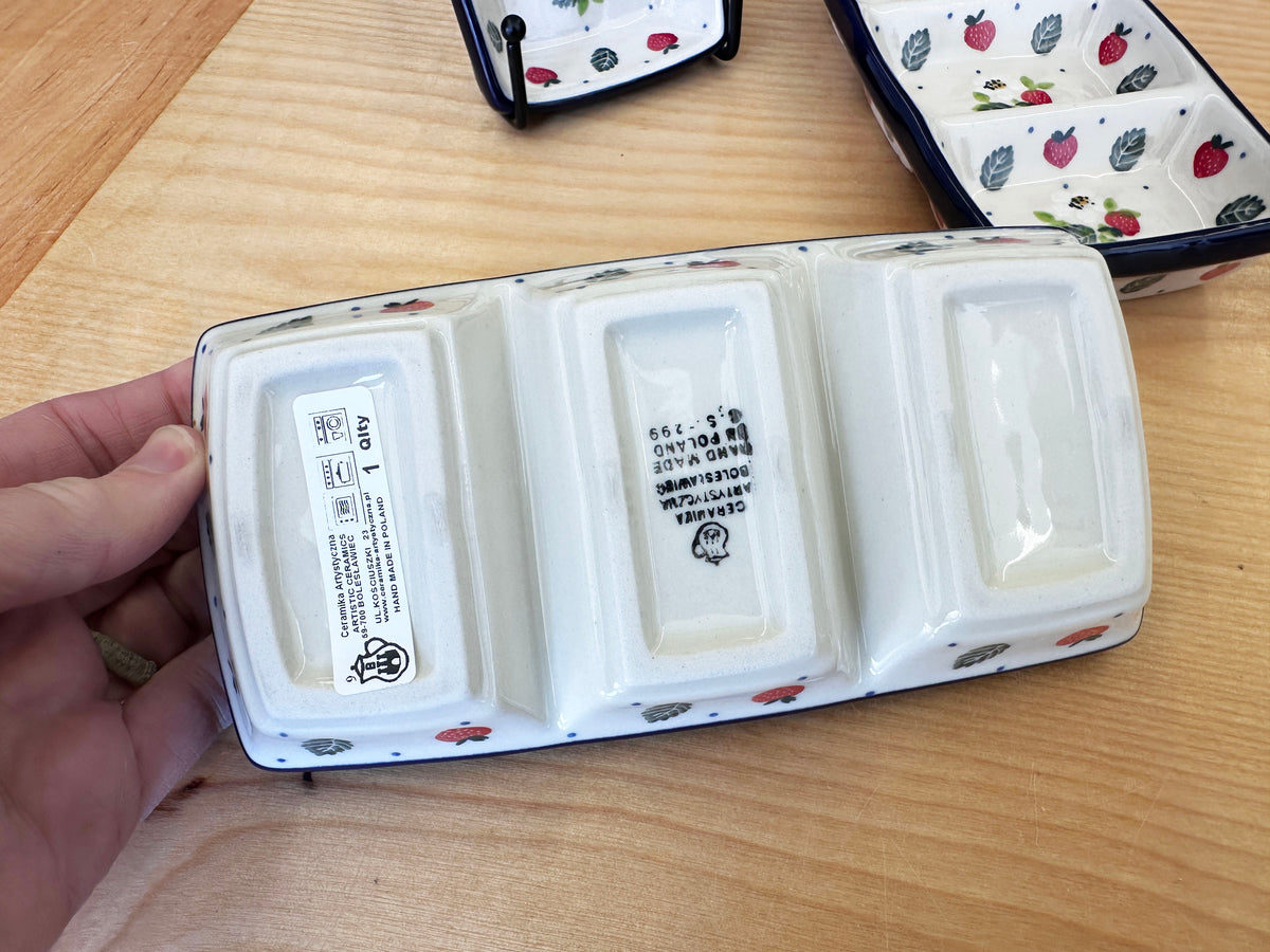 CLEARANCE Triple Divided Dish