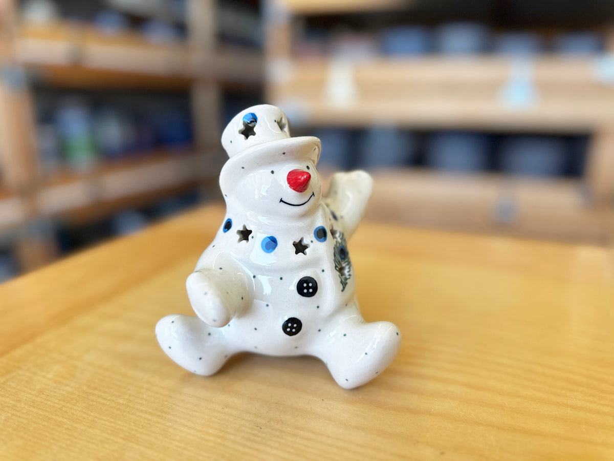 CLEARANCE Luminary Snowman Figure