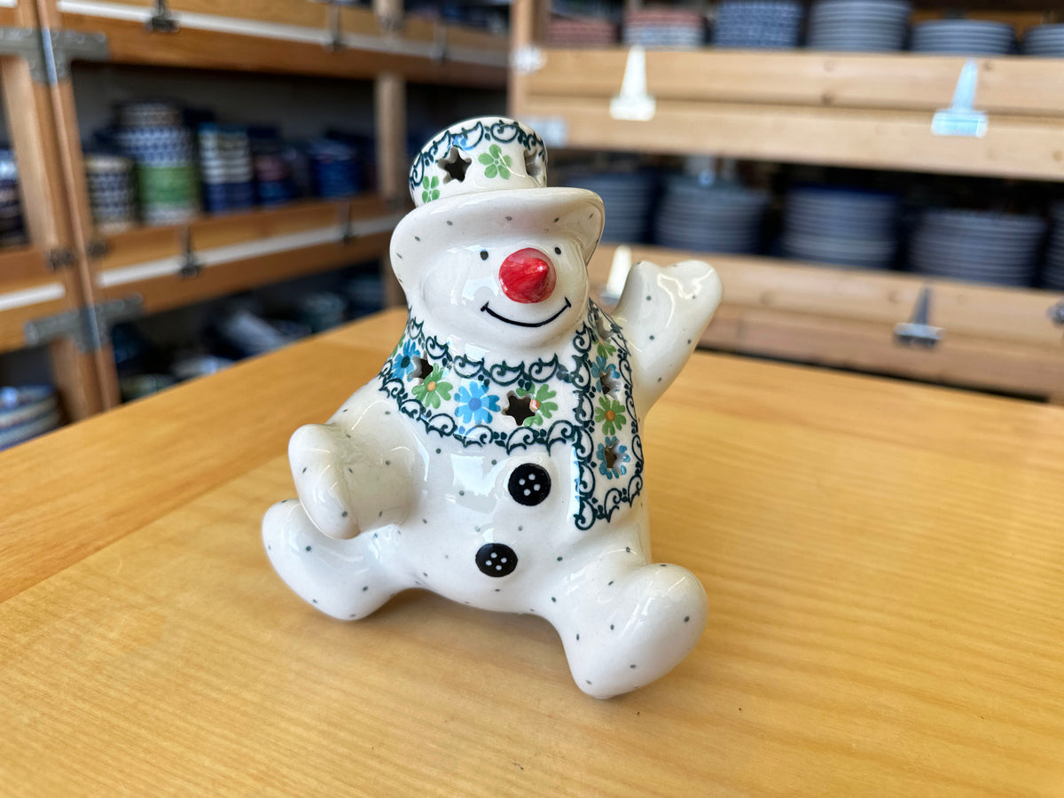 CLEARANCE Luminary Snowman Figure