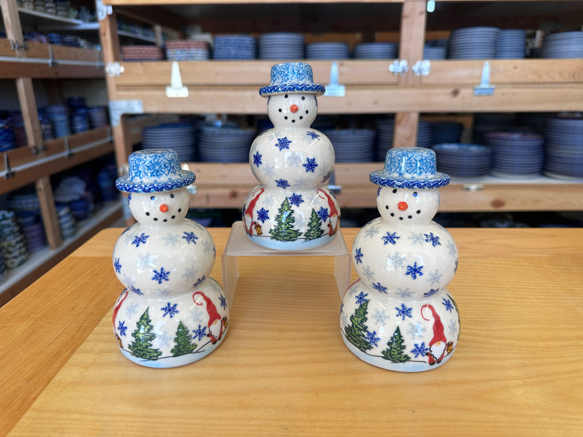 CLEARANCE Unikat Snowman Figure