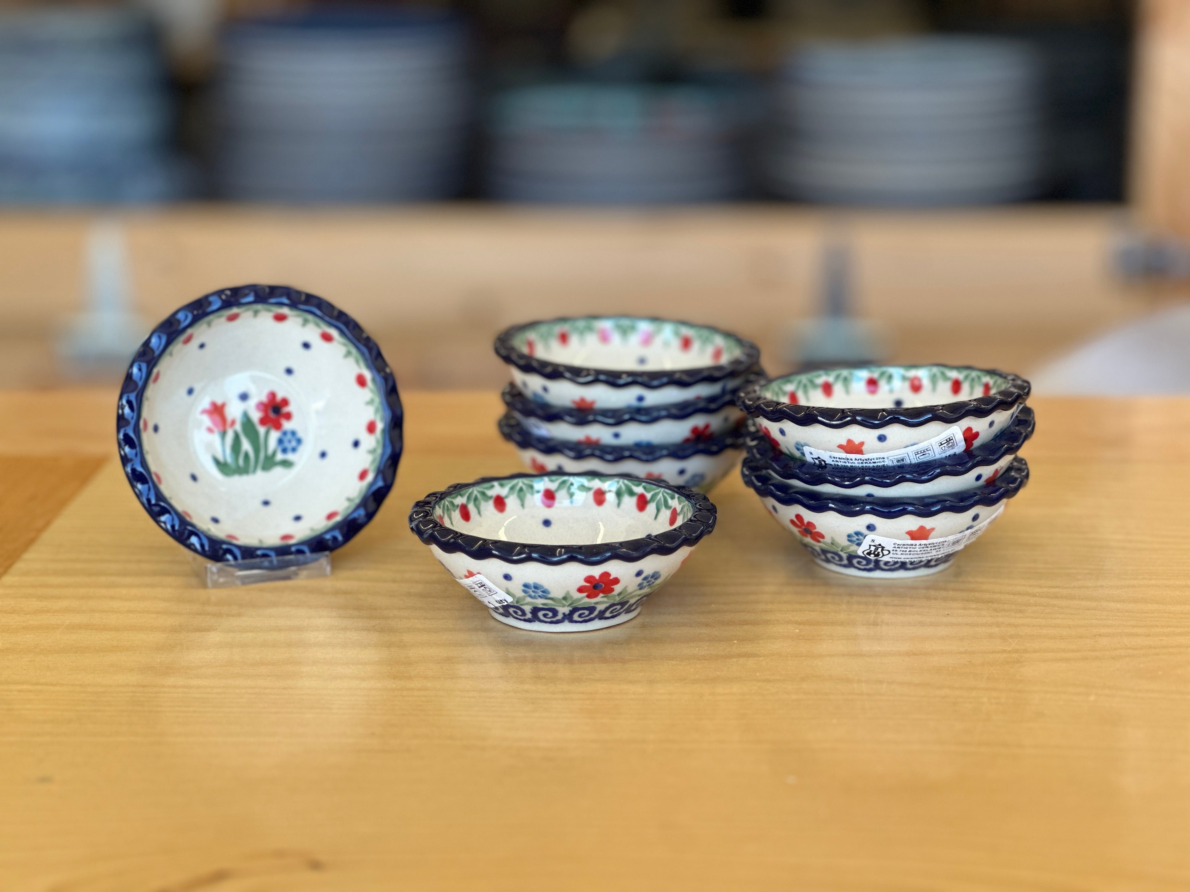 CLEARANCE Small Ruffled Tart Dish