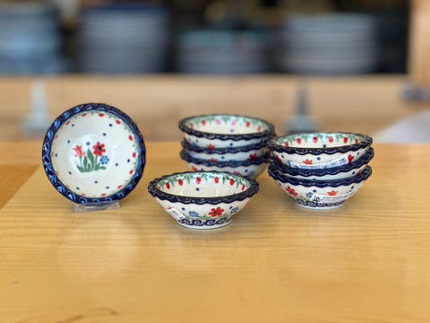 CLEARANCE Small Ruffled Tart Dish