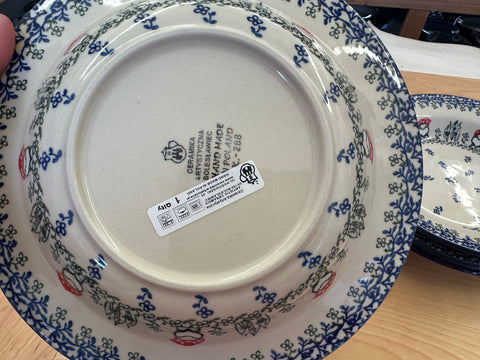 CLEARANCE Wide Rim Pasta Bowl