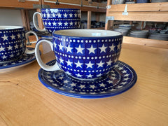 CLEARANCE 13 oz Cup and Saucer Set