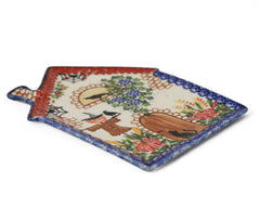 Unikat Halloween House Plate