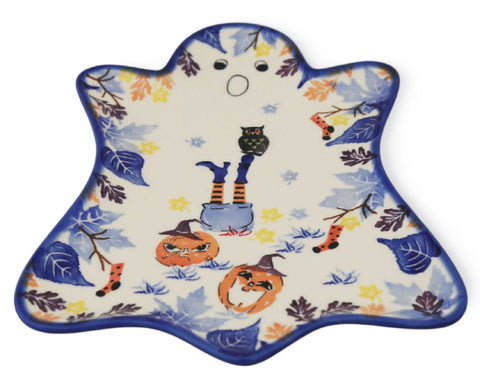 Unikat Halloween Large Ghost Plate