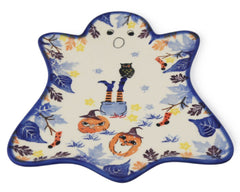 Unikat Halloween Large Ghost Plate