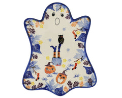 Unikat Halloween Large Ghost Plate