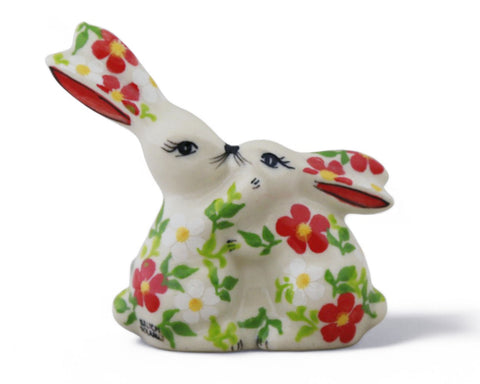 Unikat Kissing Bunny Figure