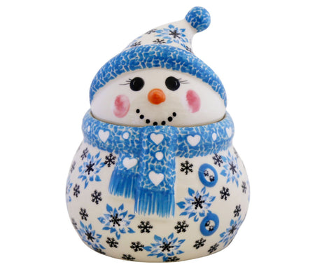 Large Unikat Snowman Canister