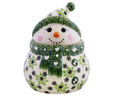 Large Unikat Snowman Canister