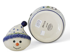 Large Unikat Snowman Canister