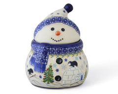 Large Unikat Snowman Canister